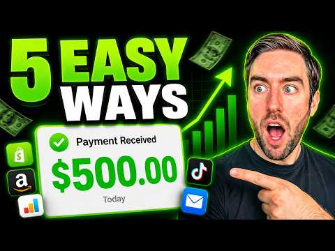 5 EASY Ways To Make $500+/Day Online (For Beginners)