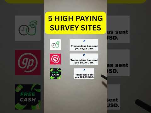 5 High Paying Survey Sites With Payment Proof (Make Money Online 2025)