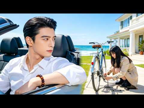 A rural girl fixes her bike by the road, and the CEO falls for her and drives her to work!