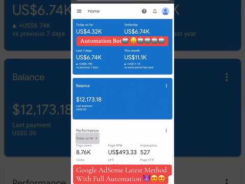 AdSense Loading Automation Bot  +923134083379 #clickbot #adsense #googleadsense