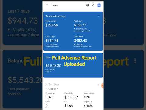 Adsense Safe Loading Trick Afer 3 Month In 1 Adsense #adsense #shortvideo #adsenseloading