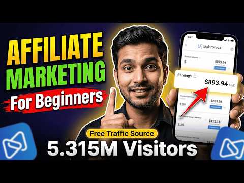 Affiliate Marketing For Beginners 2026 | Free Traffic Source (ClickBank & Digistore24)