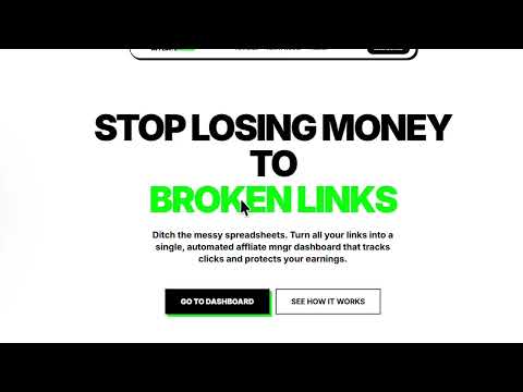 Affiliatemngr Launch: Track Links, Boost Revenue by 30% (Dashboard Tour)