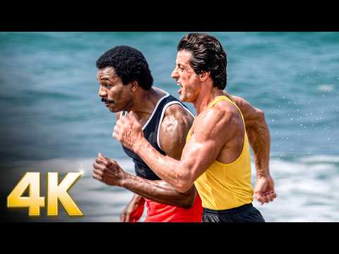 Apollo Creed Rebuilds Rocky | Rocky III | CLIP ⚡ 4K
