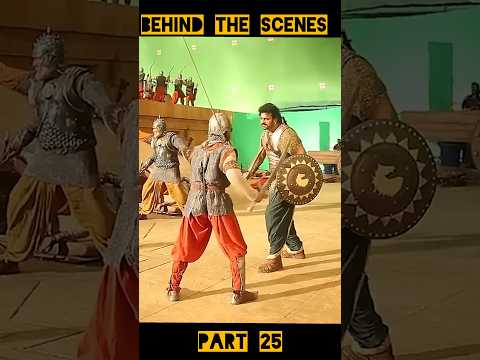 Baahubali 2 Behind the scenes | part 25 #prabhas #baahubali2 #behindthescene #shorts