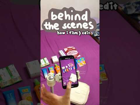 Behind the scenes: How I film and edit affiliate products #AffiliateMarketing #BehindTheScenes #film