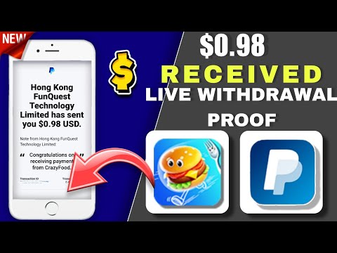 Best PayPal Games 2026 | Crazy Food | withdrawal tutorial