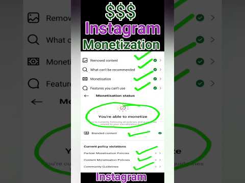 branded content policy | instagram monetization💲#shorts #trending #viral