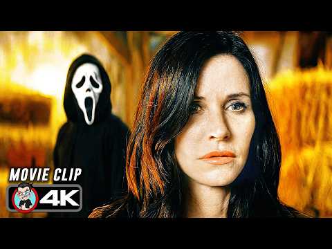 Brutal Barn Attack | SCREAM 4 (2011) Movie CLIP 4K