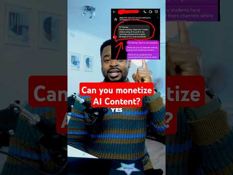 Can you monetize AI Content? Here's what you need to know #facelesschannel #youtubemonetization