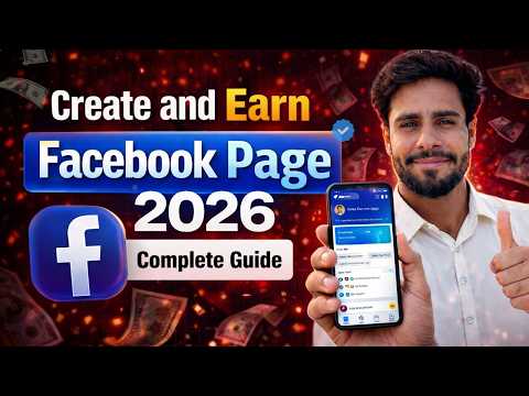 Create Facebook Page and Earn Money in 2026 | Complete Step-by-Step Guide