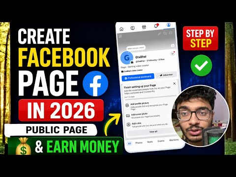 Create Facebook Page In 2026 Latest Version And Earn Money On Facebook Page