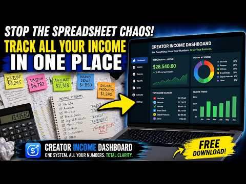 Creator Income Dashboard – The FREE Creator Income Tracker Every Creator Needs