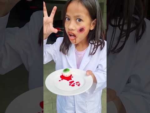 หนูดีกินเยลลี่ลูกตาต้อนรับวันฮาโลวีน#หนูดีมาแล้วจ้า @NuDeeTV @NuDeeGamersTV