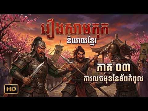 រឿងសាមកុក ភាគ ០៣ – ផ្ដោតលើផែនការធ្វើឃាតតុងជួរបស់ឆាវឆាវ | Samkok Khmer Ep 03