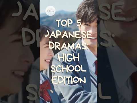 ✨ Top 5 Japanese Dramas: High School Edition ✨ #jdrama #jdramashorts #jdramarecs #top5