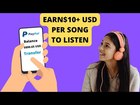 Earn $10.22 PayPal Money Per Song To Listen To Music At Home (Make Money Online) Earn PayPal Money