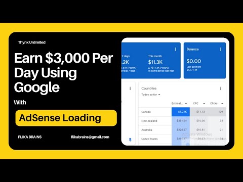 Earn $3,000 Per Day Using Google AdSense Loading   Best AdSense Loading with High AdSense CPC