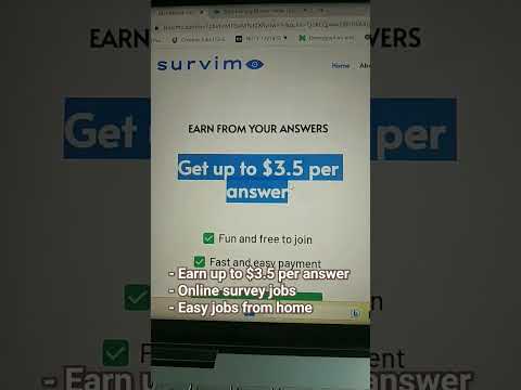 Earn money online survey jobs #parttimejob #makemoneyonline #onlinejobs #paidsurveys #remotework