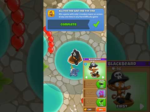 Easiest Way to Get the All For One and One For One Achievement in #btd6 #guide #achievement