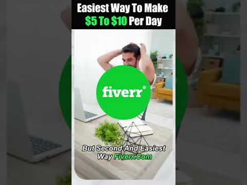 Easiest Way To Make $5 To $10 Per Day#earn #earnonline #EarnFromHome #earnmoney #earnings #Fiverr