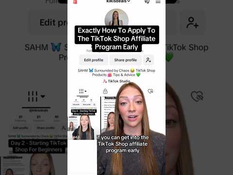 Exactly How To Apply To The Tik Tok Shop Affiliate Program Early