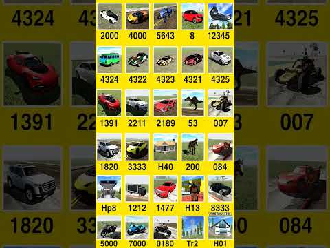 💥 Monster Car Cheat Code  Indian Bike Driving 3D Cheat Codes + Indian Bike Number Game Cheat Code