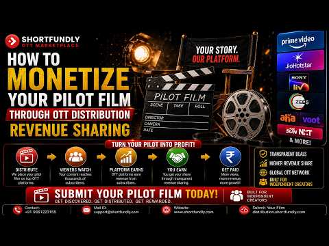 💰 How to Monetize Your Pilot Film Through OTT Distribution Revenue Sharing 🚀