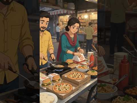 🔥 “सिर्फ बर्गर बेचने निकले थे, लेकिन ठेले पर बन गया पूरी दुनिया का Fast Food! 😱❤️”