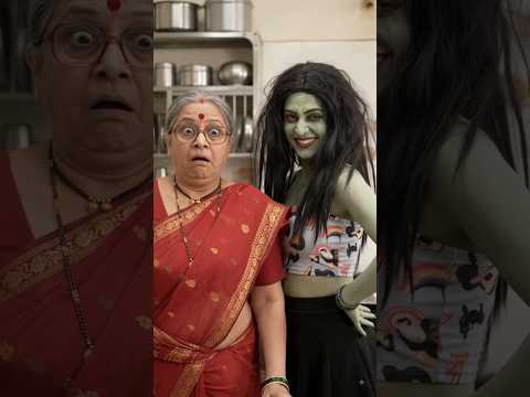 🔥😱 चुड़ैल ने सास से क्या कहा | #trending #bhoot #shorts