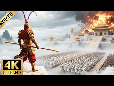 🔥Monkey King Full Movie 2025：Sun Wukong wreaks havoc in the Heavenly Palace！#功夫#china   #武侠 #kungfu