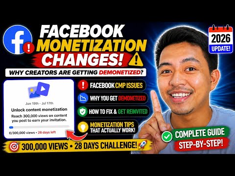 🚨 FACEBOOK MONETIZATION CHALLENGE 2026! 😱 WHY DID YOU RECEIVE THE 300K VIEWS REQUIREMENT? ✅