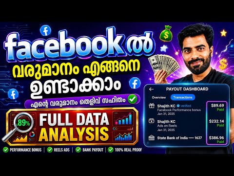 Facebook ന്ന് എങ്ങനെവരുമാനം ഉണ്ടാക്കാം|How To Earn From Facebook facebook#earningfromfacebook #fb