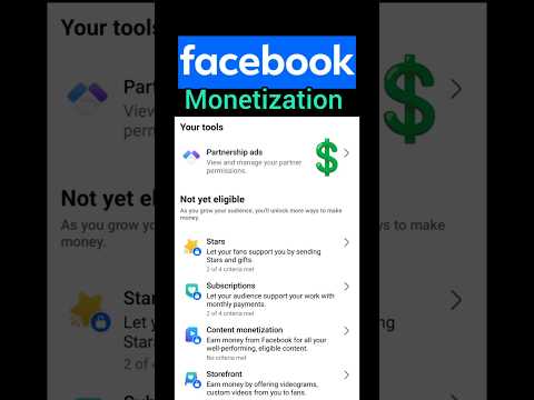 facebook monetization setup 💲partnership ads facebook #shorts #trending #fb #short #reels #trend