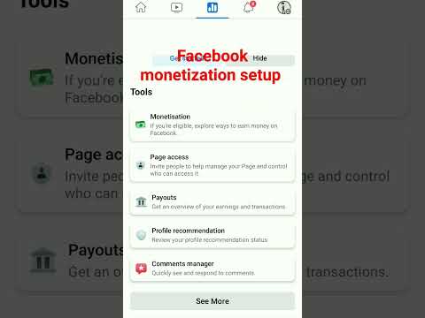 Facebook monetization setup #facebook #facebookmonetization #facebookpage #earnmoneyonline