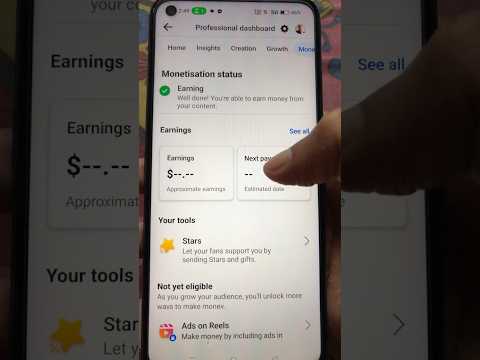 Facebook Monetization Status Check