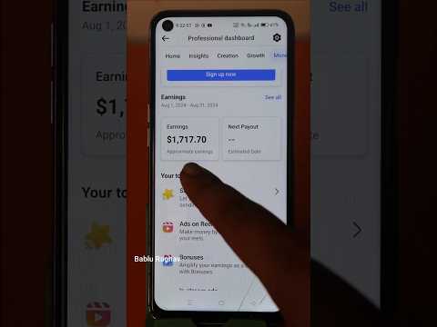 Facebook reels Income 🤑