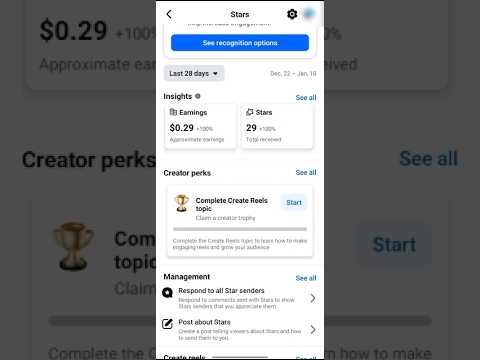 Facebook Star Earning Proof 🤑#money #facebookpage #shorts #facebook #star #monetization#shortfeed