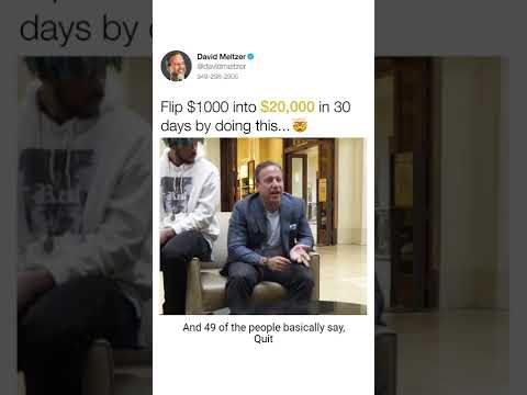 Flip $1,000 into $20,000 in 30 Days by Doing This