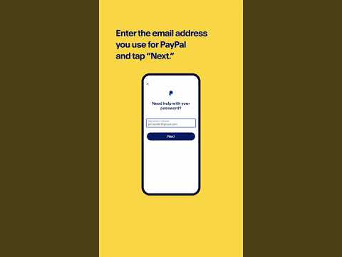 Forgot Your PayPal Password?