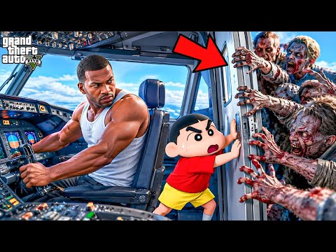Franklin & Shinchan Survived The DEADLIEST Zombie Attack in GTA 5 | GTA 5 Bangla Gameplay