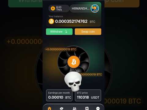 Free Bitcoin Mining | free btc | free btc cloud mining | btc mine telegram bot #btcsapp #btcmining