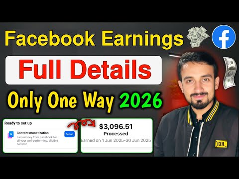 Full Details | Facebook Monetization in 2026 | Only one way to Earn money From Facebook