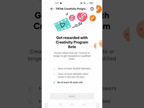 Get Rewarded with creativity program beta 🤔 TikTok online earning #shorts #shortvideo