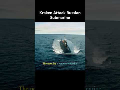 Giant Monster Kraken Attack Russian Submarine 😱😱 #short #shorts #movie #film #recap #edit