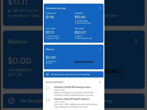 Google Adsense Earning| Fast Loading 2022