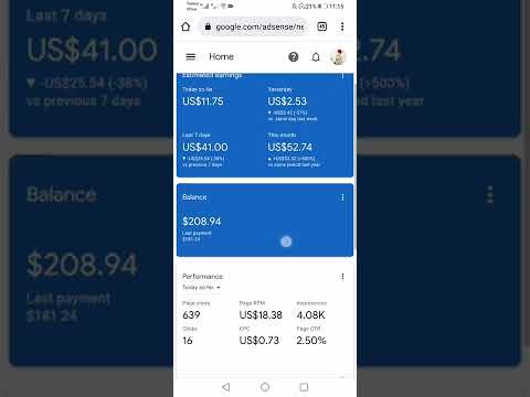 Google Adsense Earnings Proof Live 2022 | Increase Adsense Earnings