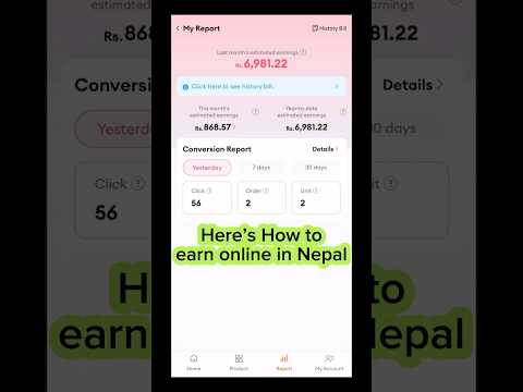 Here’s How to EARN ONLINE in Nepal | Affiliate Marketing in Nepal