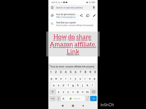 How do share amazon affiliate  link properly  #tutorial #amazon