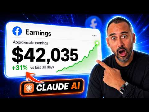 How I Make $42,035/mo Posting On Facebook (Using Claude AI)